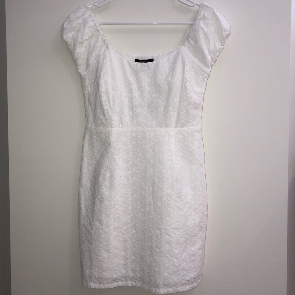 White Eyelet Dress